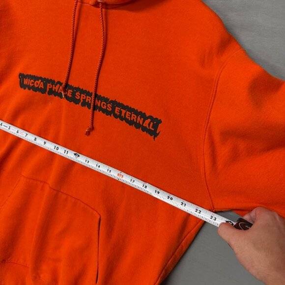 RARE Wicca Phase Springs Eternal Orange Hoodie Sweatshirt GBC Large - Picture 6 of 6